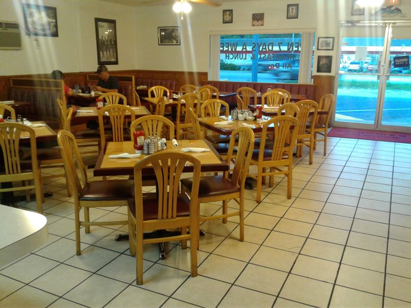 A & B Restaurant interior
